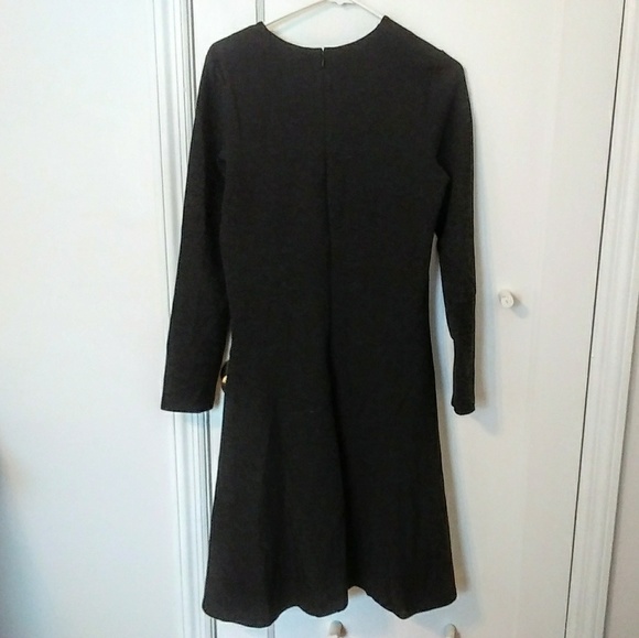 Theory Charcoal Sweater Dress - Picture 3 of 4